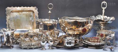 COLLECTION OF VINTAGE 20TH CENTURY SILVER PLATE