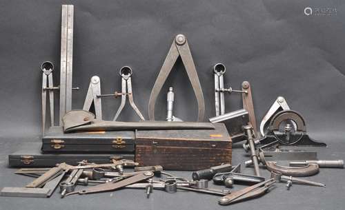 COLLECTION OF 20TH CENTURY ENGINEER MESURING TOOLS