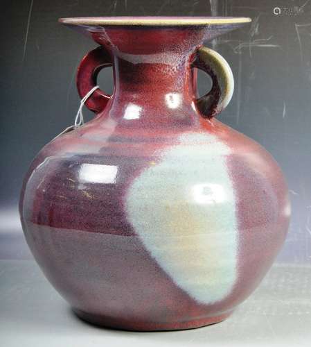 MATTHEW BAYMAN b1959 - STUDIO ART POTTERY VASE