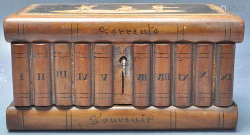 20TH CENTURY WOODEN SORRENTO PUZZLE BOX