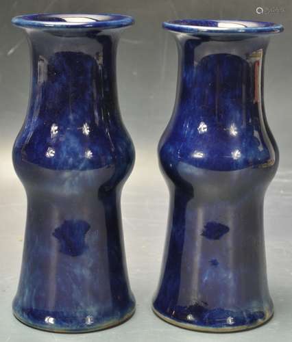 TWO 1930’S ROYAL DOULTON LAMBERT STONEWARE VASES