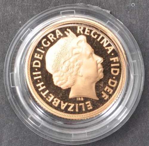 2007 ELIZABETH II 22CT GOLD SOVEREIGN COIN