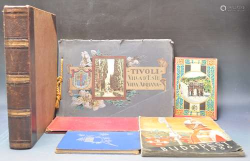 A collection of 19th century Victorian continental travel ph...