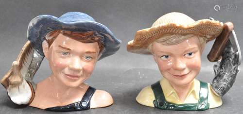 PAIR OF ROYAL DOULTON INTERNATIONAL COLLECTORS CLUB TOBY CHA...