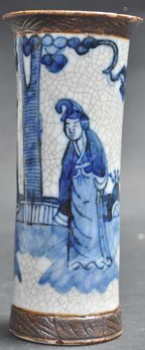 EARLY 20TH CENTURY CHINESE ORIENTAL CRACKLE GLAZE