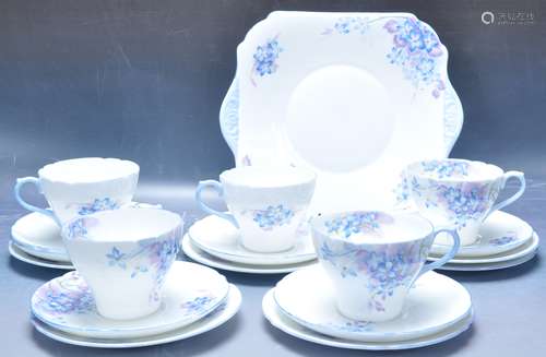 VINTAGE 20TH CENTURY SHELLEY TEA SERVICE