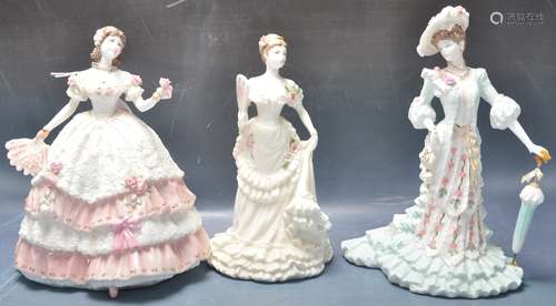 LATE 20TH CENTURY COALPORT HEIRLOOM FIGURINE OF THE YEAR COL...