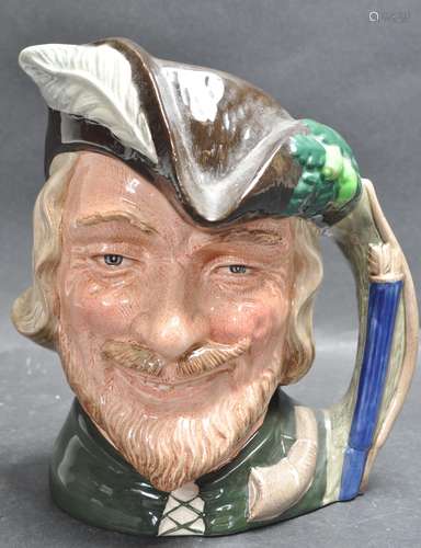 20TH CEDNTURY ROYAL DOULTON ROBIN HOOD CHARACTER JUG MODELLE...