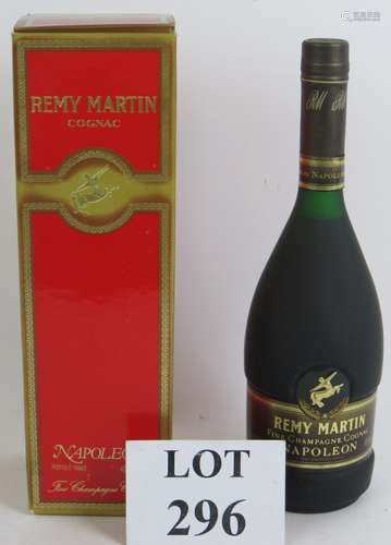 A bottle of Remy Martin Napoleon fine champagne cognac. 70CL...