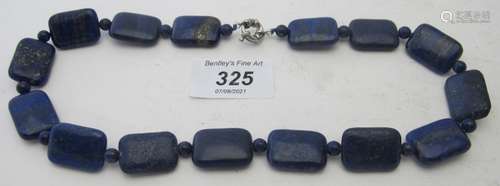 Lapis lazuli necklace, 19.