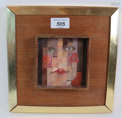 Peter Dawson (1973) - 'Honeybox', oil/assemblage, signed, da...