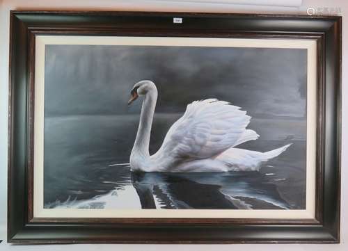 Kerry Lisa Davies (Contemporary) - 'The Swan', oil on canvas...