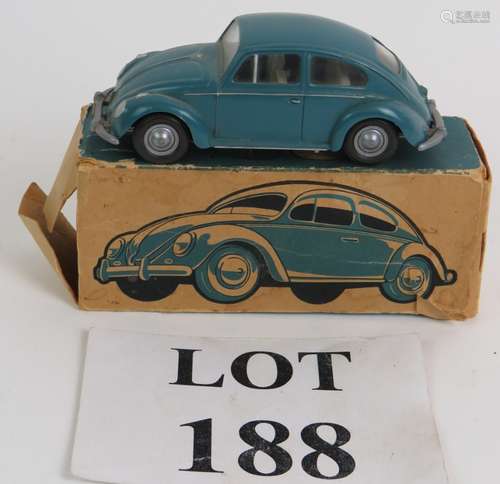 A 1960's Wiking-Modellbau Volkswagen Beetle No 166110 in ori...