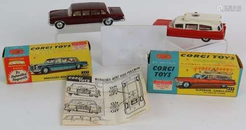 A Corgi Toys Mercedes Benz 600 Pullman model 247 with workin...