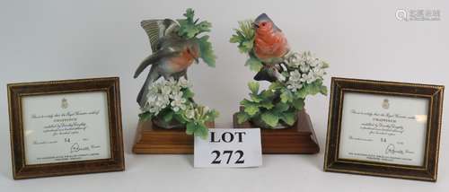 Royal Worcester Dorothy Doughty limited edition pair of mode...