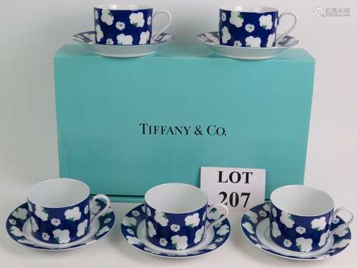 A five setting limited edition Tiffany & Co tea set made for...