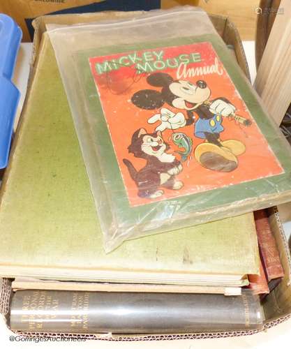 ° A collection of books, Maggs Bros catalogue and a Mickey M...