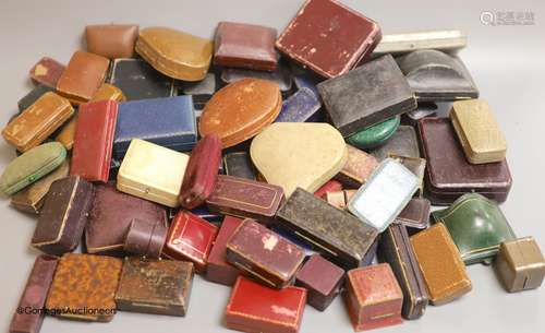 A large quantity of assorted jewellery boxes, including Aspr...