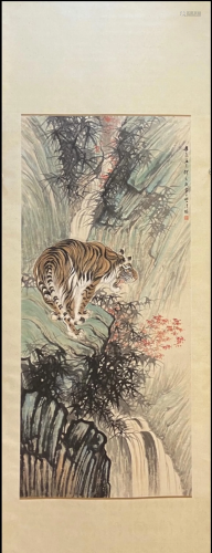 A Chinese Painting of Tiger