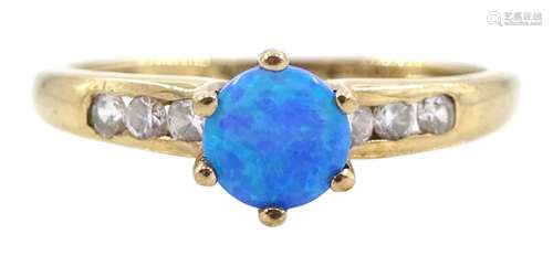 9ct gold opal ring