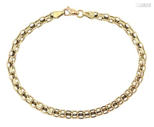 9ct gold link bracelet