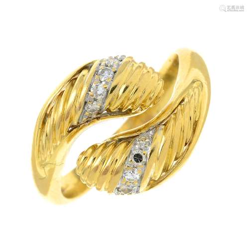 A single-cut diamond snake ring.Estimated total diamond weig...