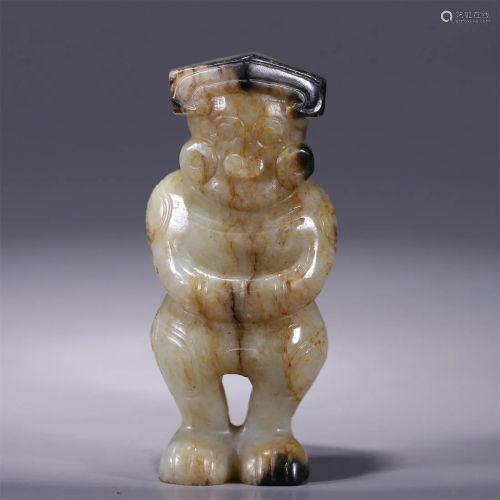 Hetian Jade Figure Ornament