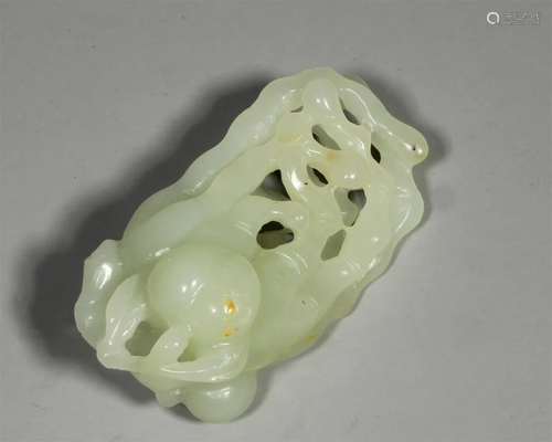 Hetian Jade Bergamot Ornament