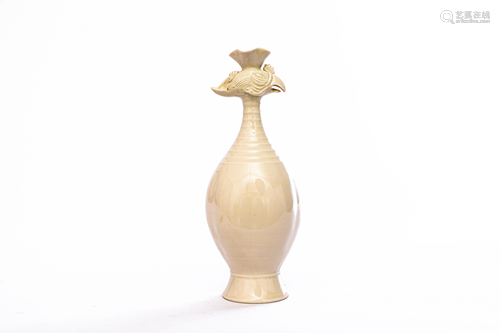 White Glazed Vase