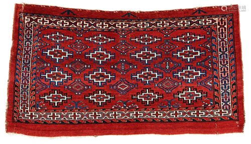 Yomut Chuval with Kilim Design