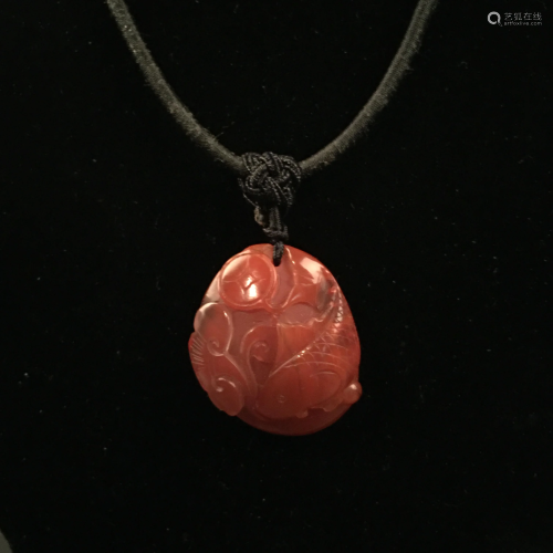 Chinese Real Stone Pendant