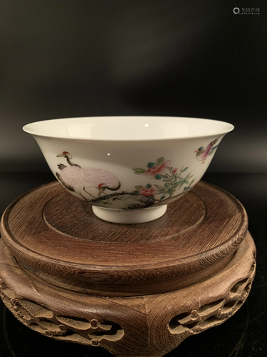 Chinese Famille Rose Porcelain Bowl