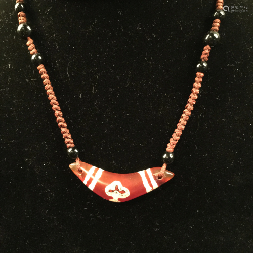 Tibetan Agate Dzi Beads