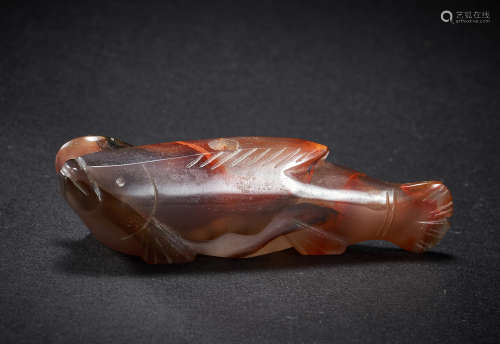 LIAO DYNASTY AGATE FISH