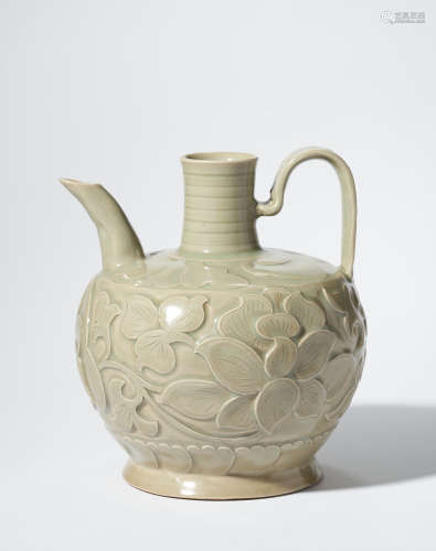 SONG DYNASTY CELADON PICKED THE FLOWER EWER