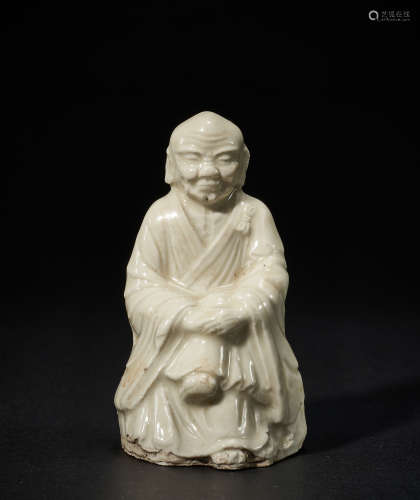 DING WARE BUDDHA STATUE, SONG DYNASTY