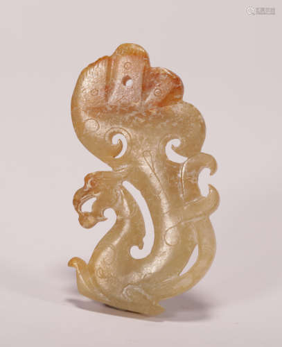 The Han dynasty jade phoenix