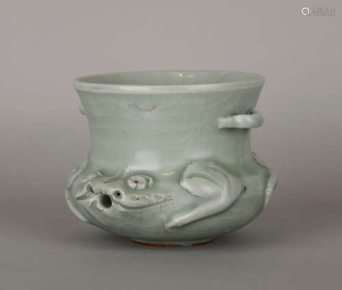 Song Dynasty Longquan kiln frog-shaped water pot