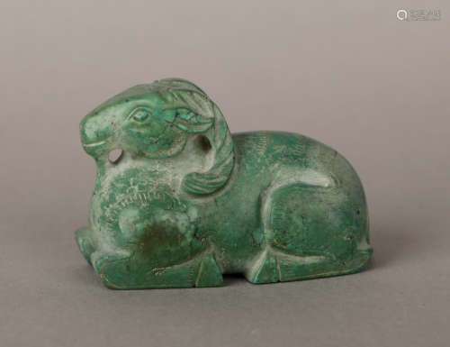 Han Dynasty turquoise
 sheep