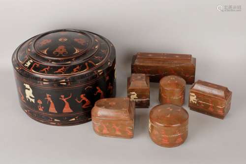 Han Dynasty lacquer box