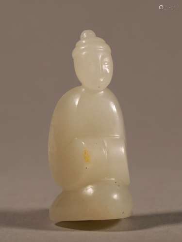 Han Dynasty kneeling jade figure