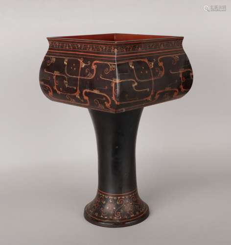 Han Dynasty lacquer bucket