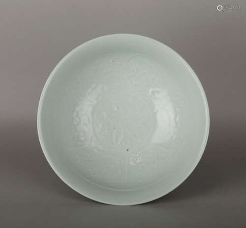 Yuan Dynasty shu fu printing porcelain bowl