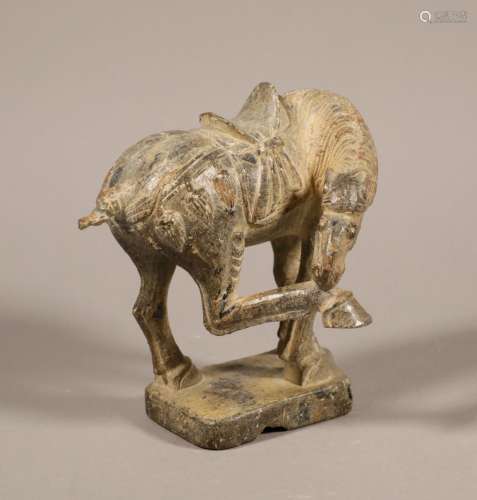 Tang Dynasty Leopard-spot horse sculpture