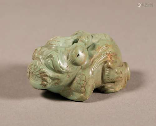 A turquoise beast of eastern Han Dynasty