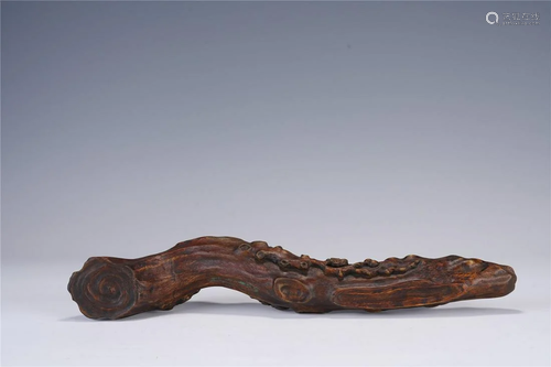 A Chinese Agalloch Brushrest , Qing Dynasty