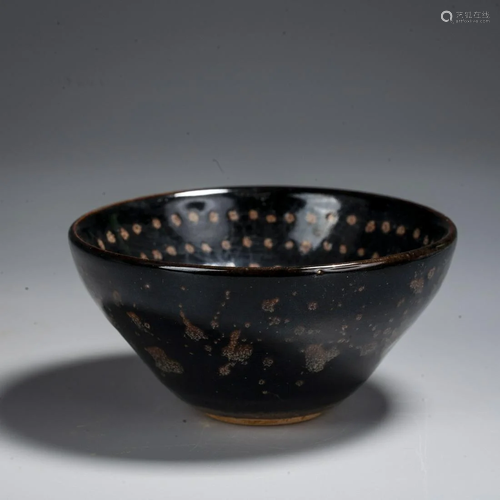 A Chinese Jizhouyao Black-Glazed TeA Bowl,Song Dynasty