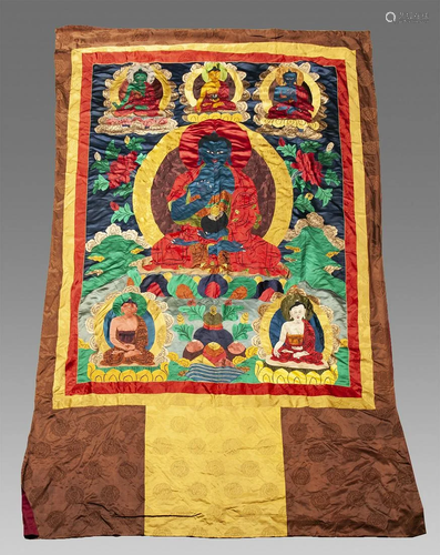 Qing Dynasty Sakyamuni ThangkA