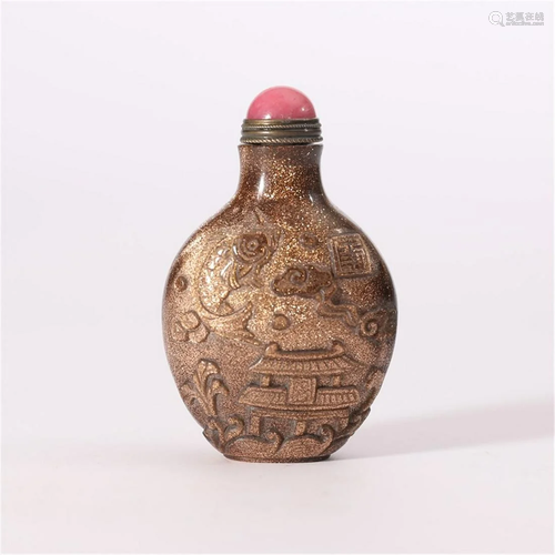 A Chinese Glass Snuff Bottle