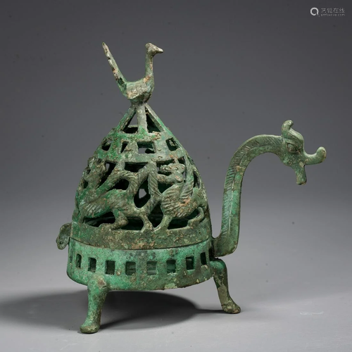 Three Legs Dragon Ear Censer